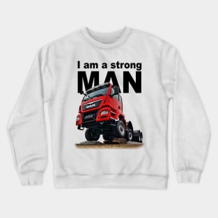 Strong MAN TGS 41.480 8x8 Black - Trucknology Days Crewneck Sweatshirt